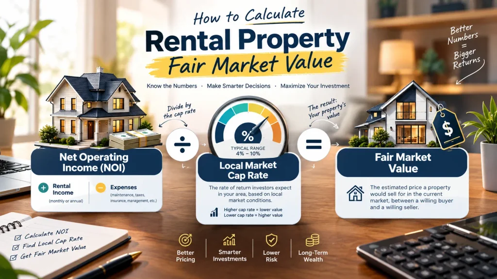 Rental Property Fair Market Value Using Verified NOI and Local Cap Rates