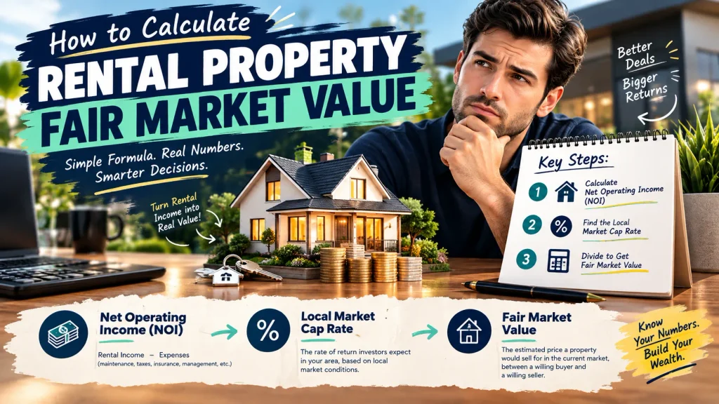Rental Property Fair Market Value Using Verified NOI and Local Cap Rates