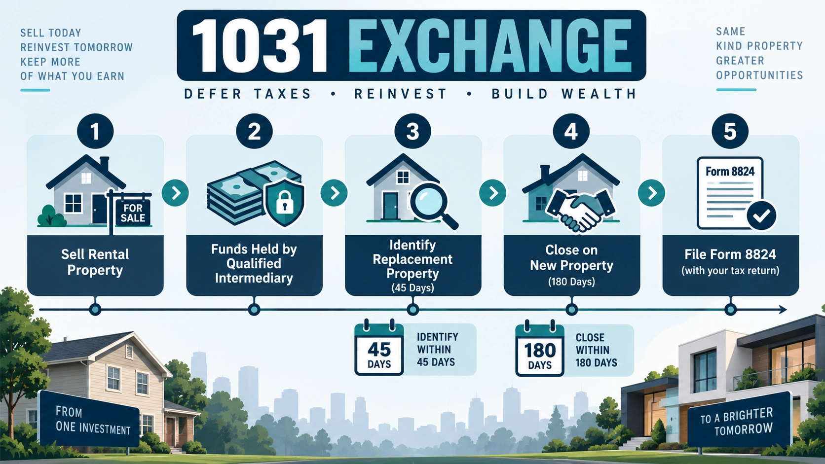 "The 1031 Exchange Timeline: 5 Steps to Defer Your Capital Gains Tax"